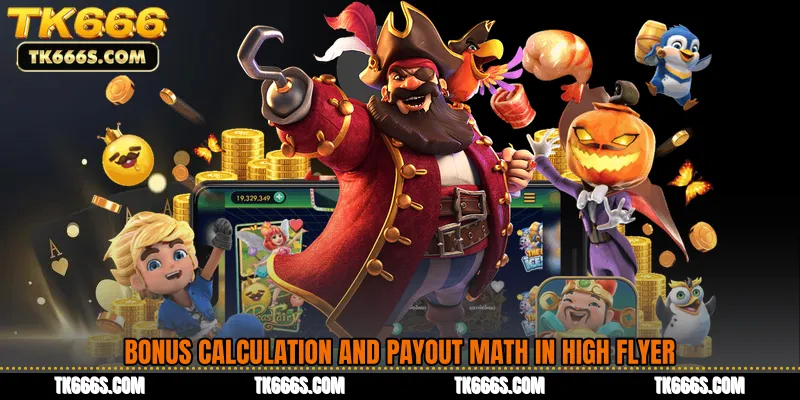 Bonus calculation and payout math in High Flyer