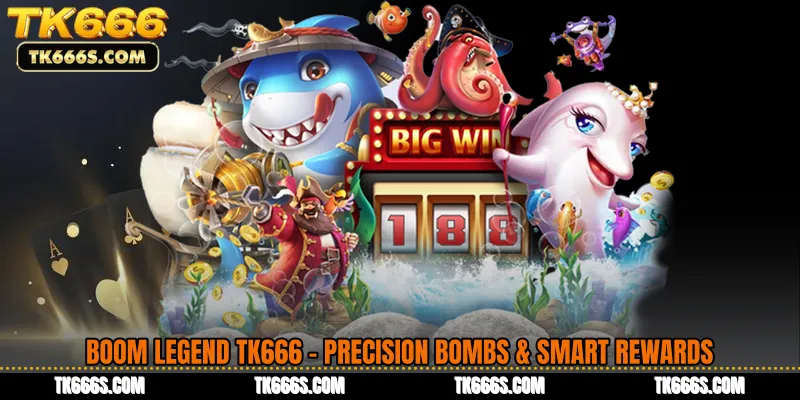 Boom Legend TK666 - Precision Bombs & Smart Rewards