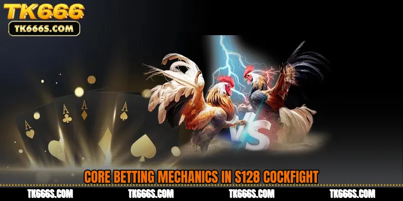 Core Betting Mechanics in S128 Cockfight