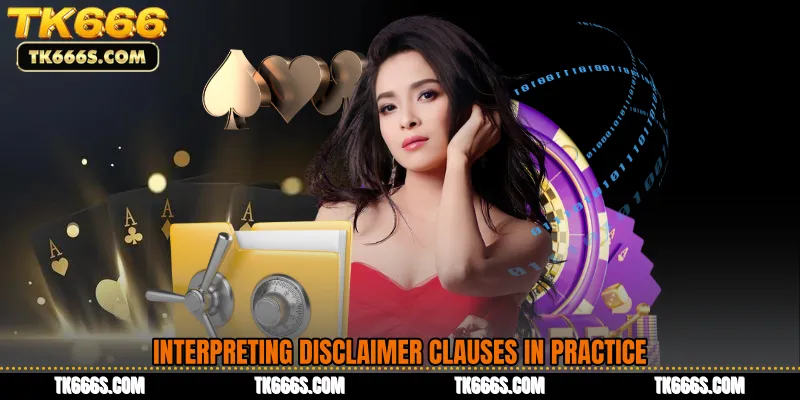 Interpreting Disclaimer Clauses in Practice