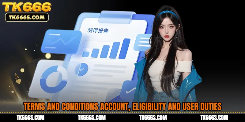Terms and Conditions Account, Eligibility and User Duties