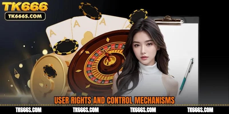 User Rights and Control Mechanisms