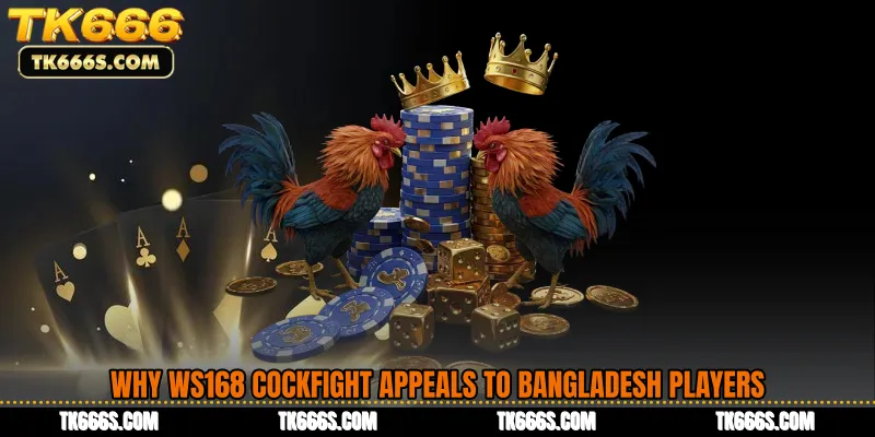 Why WS168 Cockfight Appeals to Bangladesh Players